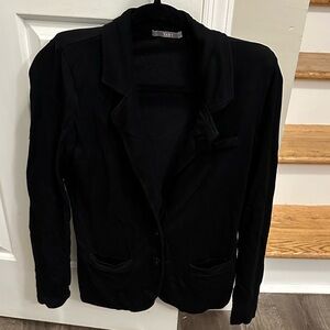 Tart Soft Black Knit Blazer